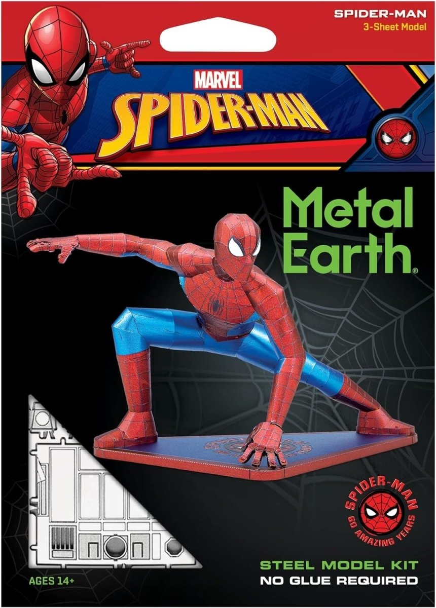 3D Metal Superhero Puzzle DIY Steel Model Kit Collectible Display - Kwikley