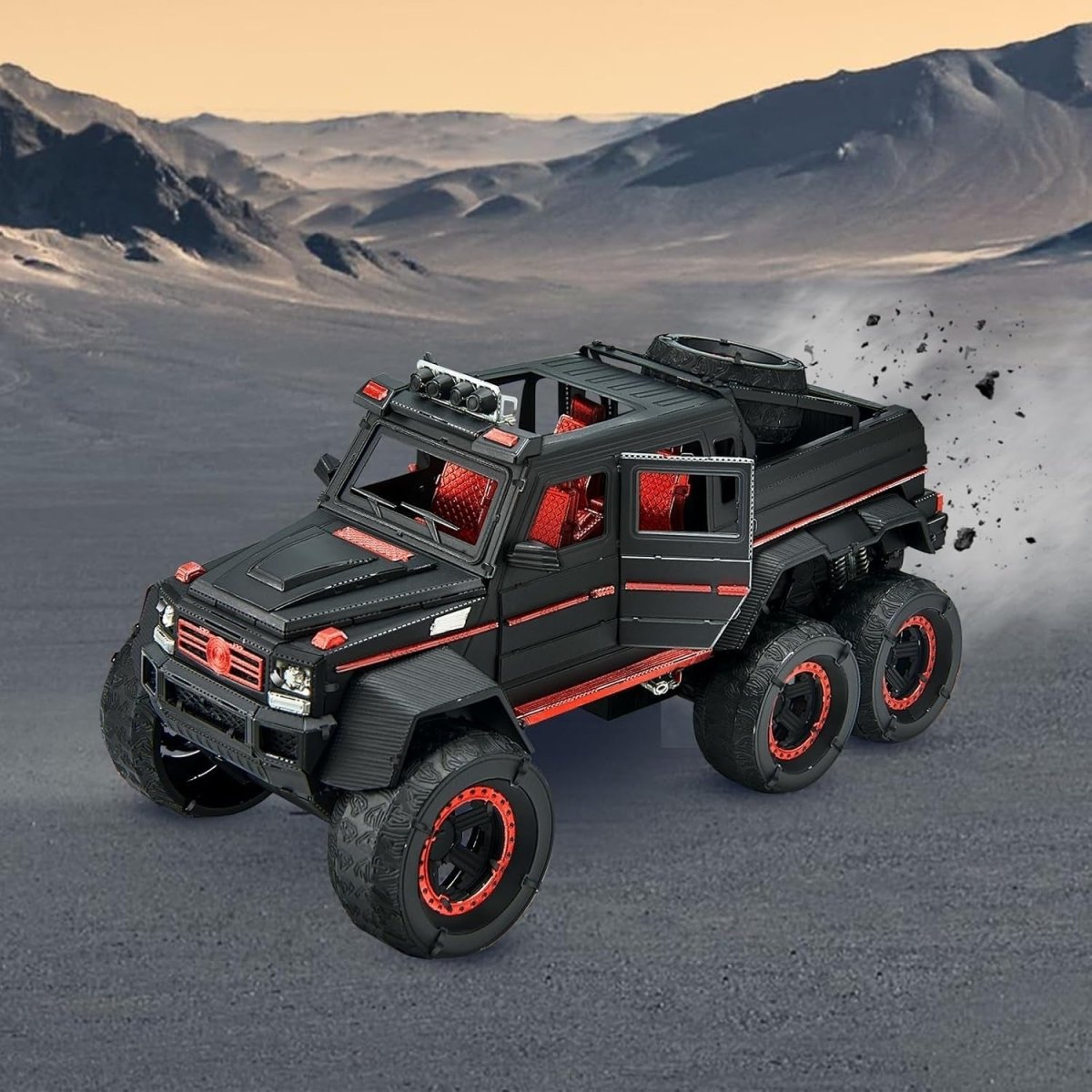 3D Metal SUV Truck Puzzle DIY Stainless Steel Model Kit 384PCS Adult - Kwikley