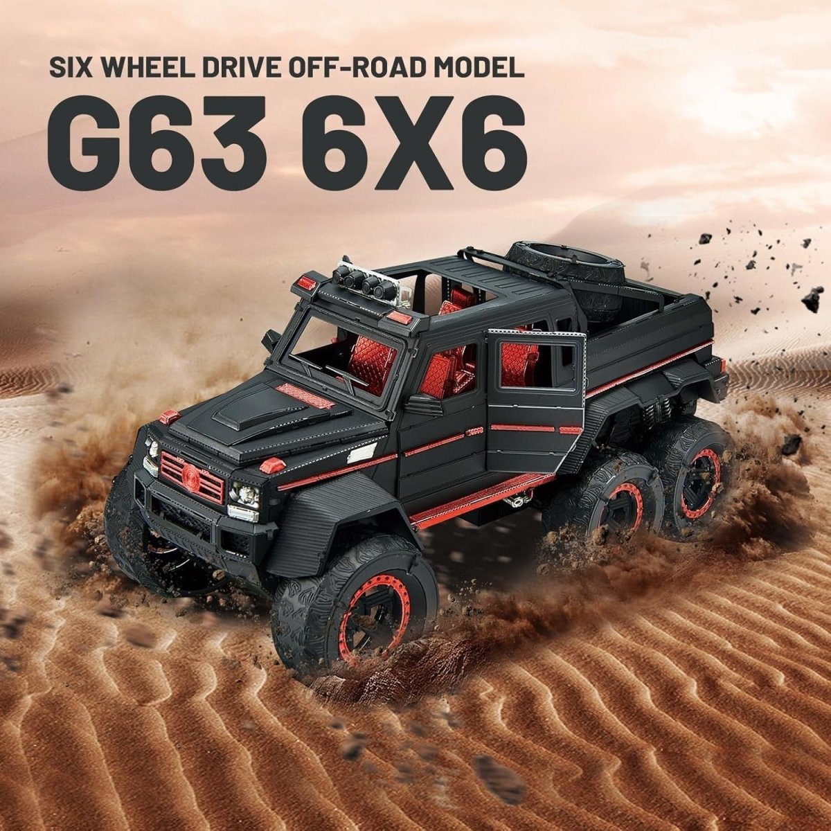 3D Metal SUV Truck Puzzle DIY Stainless Steel Model Kit 384PCS Adult - Kwikley