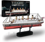 3D Metal Titanic Ship Model Kit Stainless Steel Puzzle Collectible Gift - Kwikley