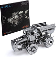 3D Metal Tractor Model Kit Wind Up Moving Mechanical Puzzle DIY Gift - Kwikley