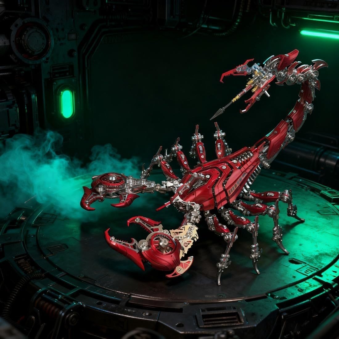 3D Metal War Scorpion Model Kit 1073PCS Articulated Mechanical Puzzle - Kwikley