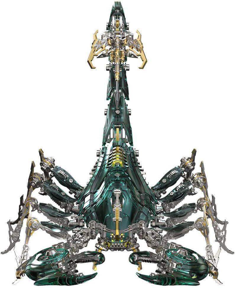 3D Metal War Scorpion Puzzle 1073PCS Mechanical Animal Model Kit DIY - Kwikley
