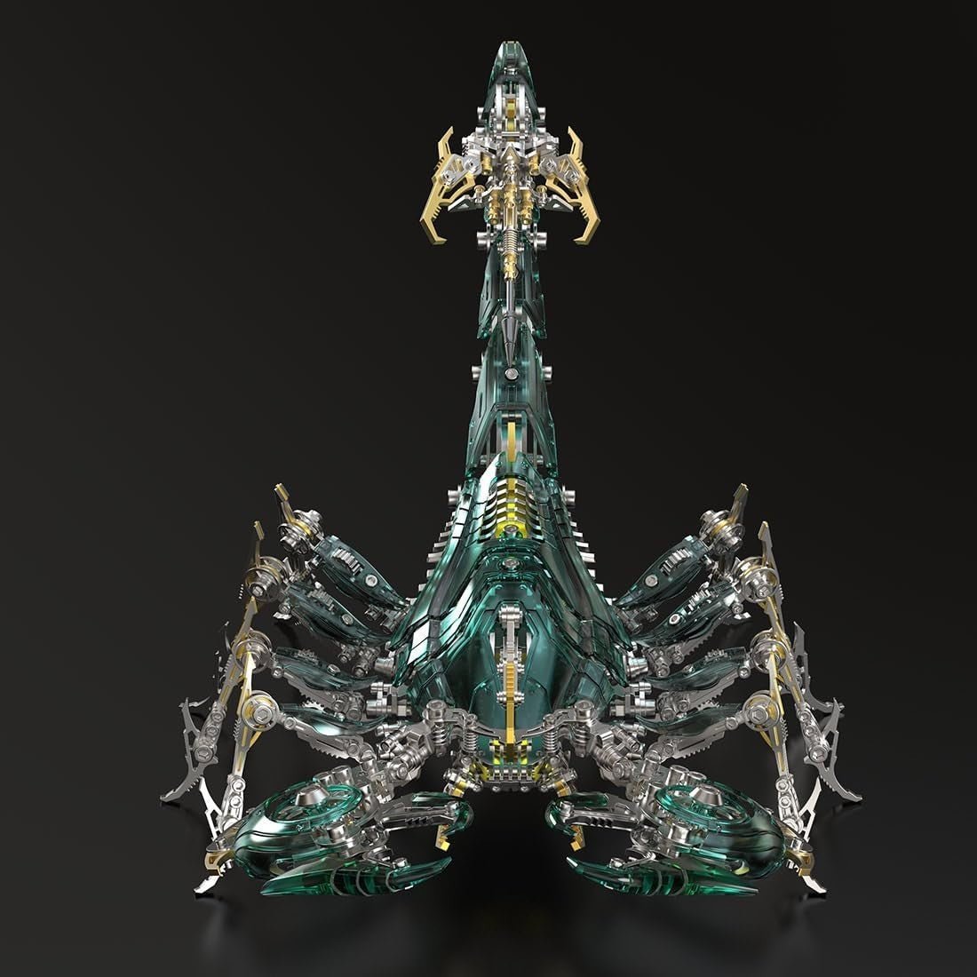 3D Metal War Scorpion Puzzle 1073PCS Mechanical Animal Model Kit DIY - Kwikley