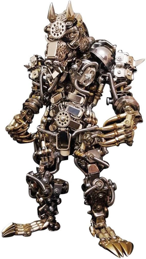 3D Metal Werewolf Puzzle Kit 2000PCS Steampunk DIY Model Decor - Kwikley