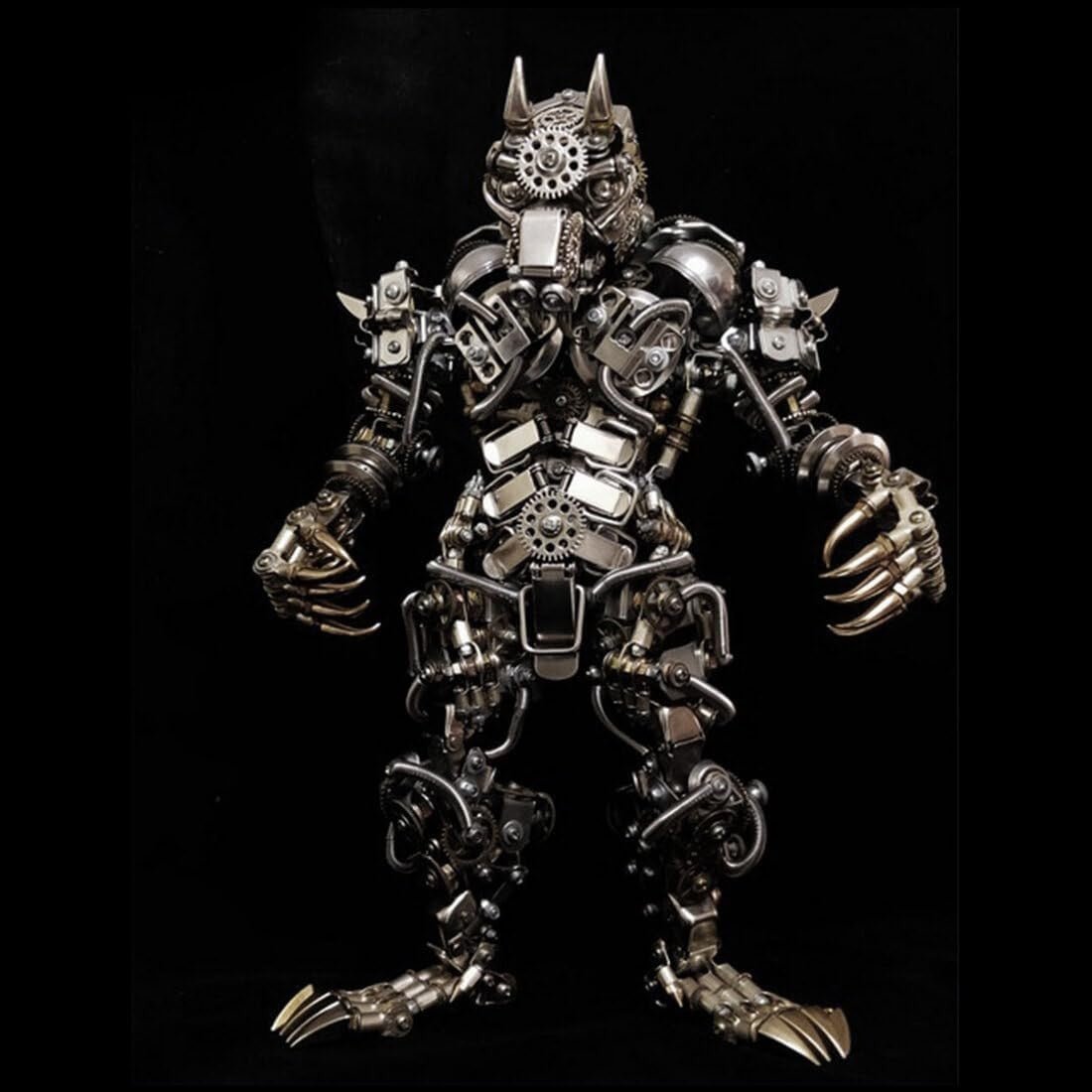 3D Metal Werewolf Puzzle Kit 2000PCS Steampunk DIY Model Decor - Kwikley