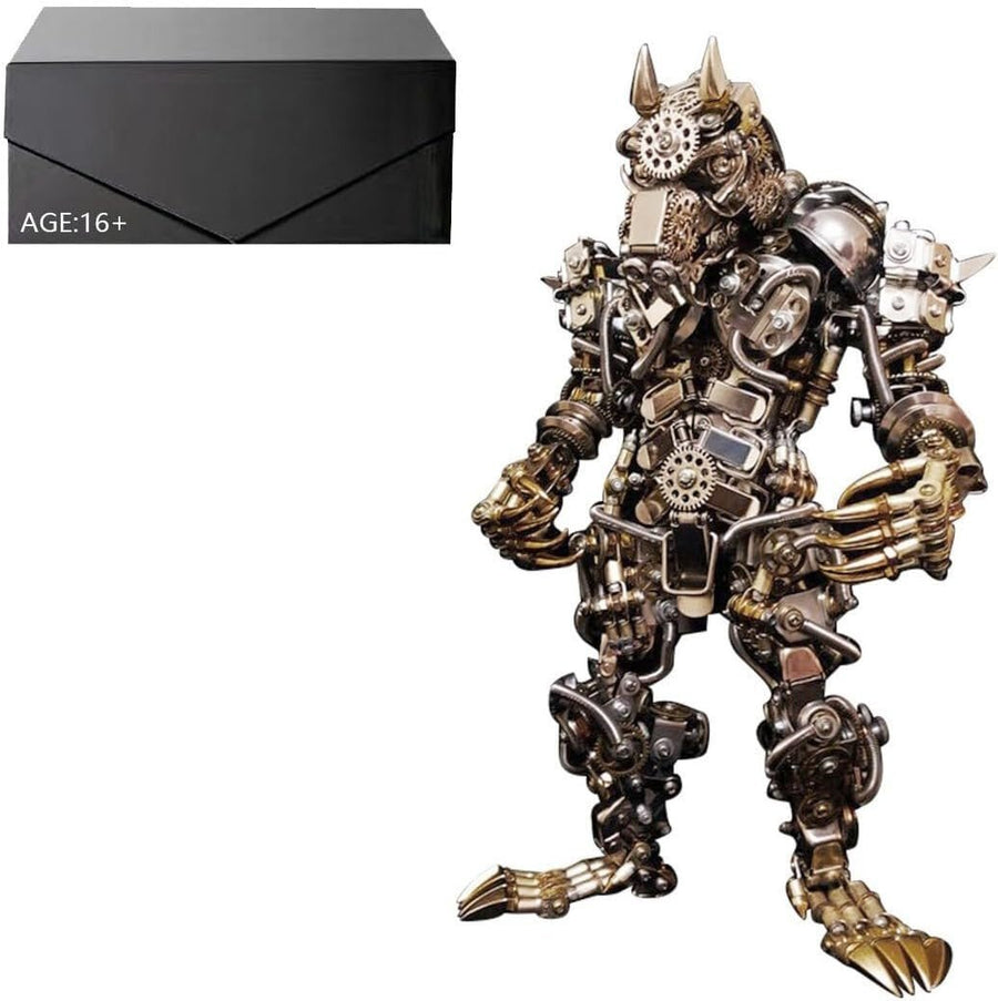 3D Metal Werewolf Puzzle Kit 2000PCS Steampunk DIY Model Decor - Kwikley