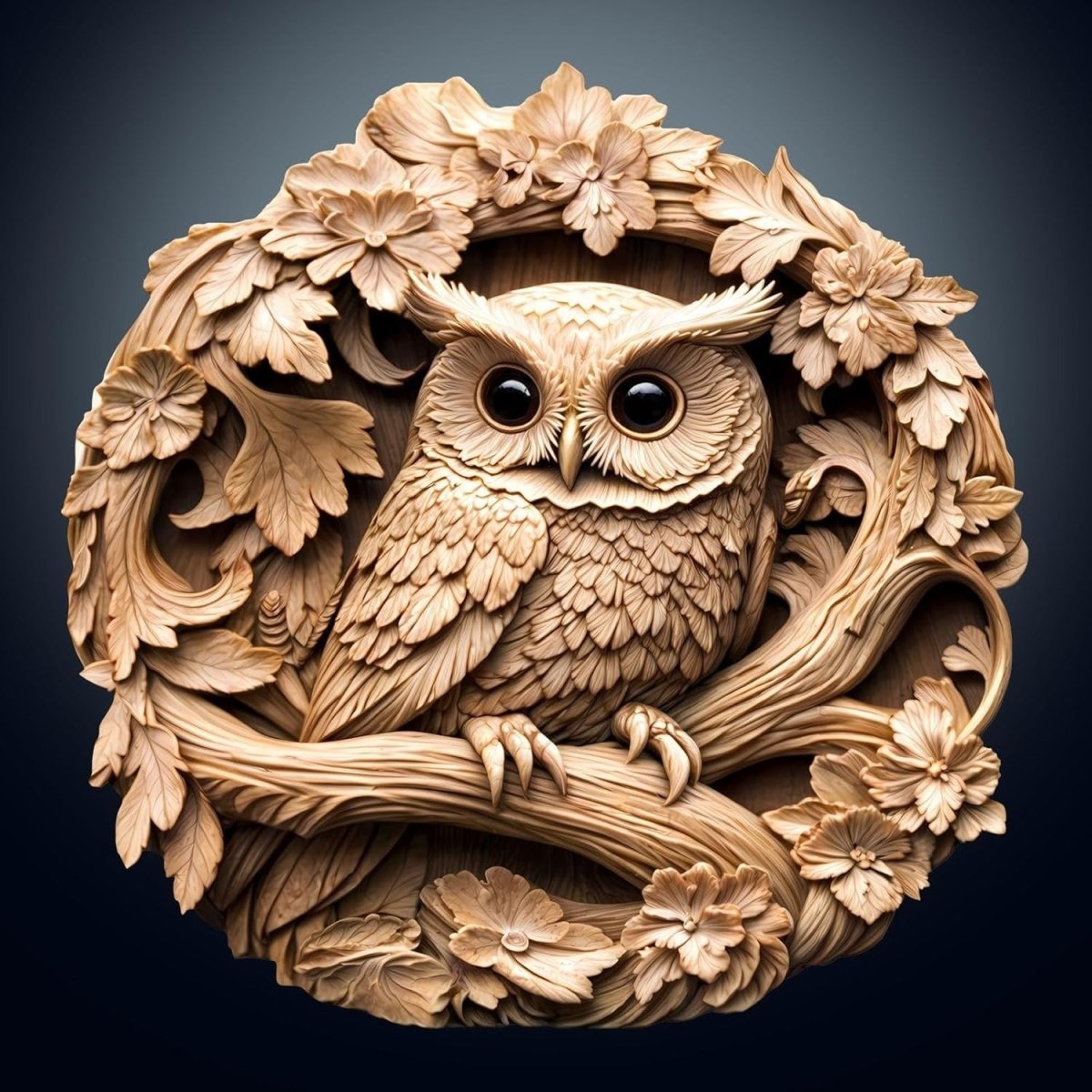 3D Owl Wooden Puzzle 290 Piece Animal Jigsaw with Gift Box Decor - Kwikley
