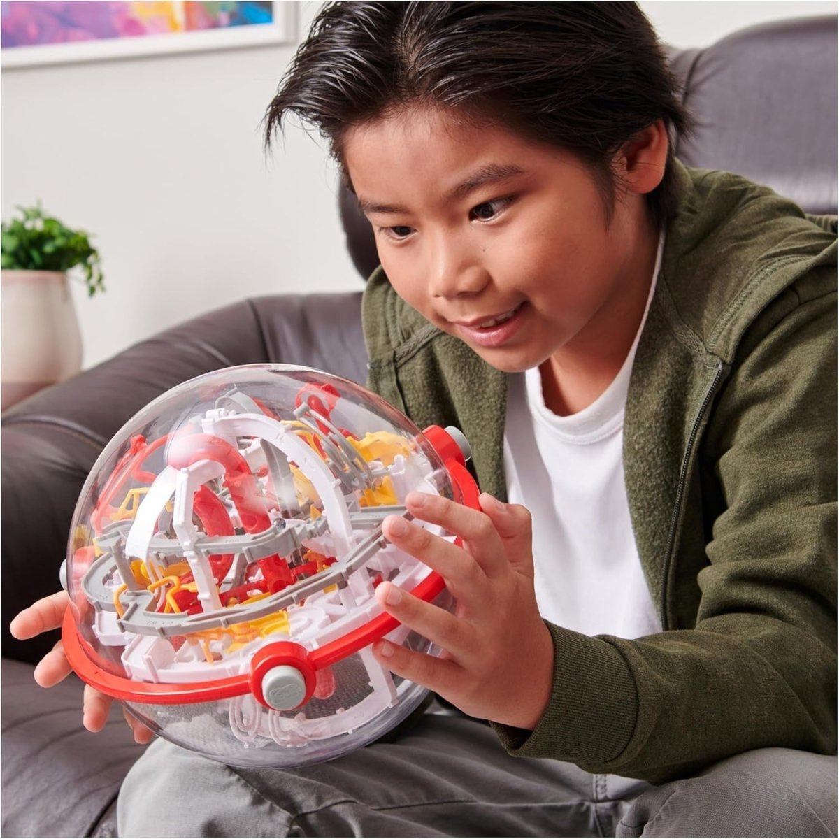 3D Puzzle Ball Maze Game 150 Obstacles Fidget Toy Brain Teaser Travel Game - Kwikley