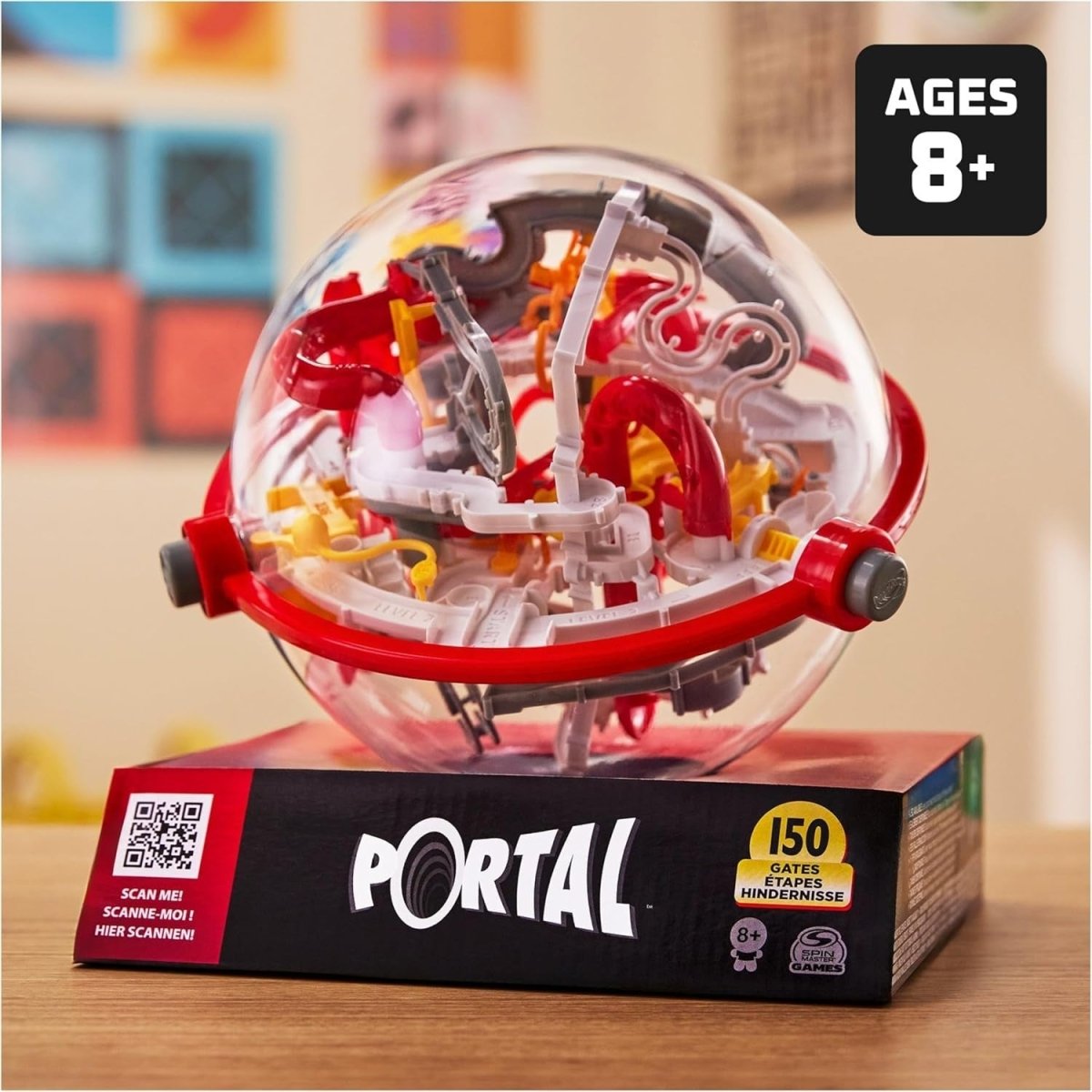3D Puzzle Ball Maze Game 150 Obstacles Fidget Toy Brain Teaser Travel Game - Kwikley