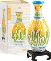 3D Puzzle Flower Vase DIY Summer Blossom Home Decor Gift 160 Pieces - Kwikley