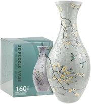 3D Puzzle Flower Vase Kit 160PCS DIY Floral Home Decor Gift Craft - Kwikley