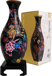 3D Puzzle Vase 160 Piece Floral Flower Vase Home Decor Gift DIY - Kwikley
