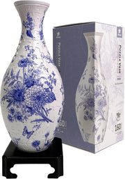 3D Puzzle Vase 160 Piece Flower Vase DIY Home Decor Gift for Women - Kwikley