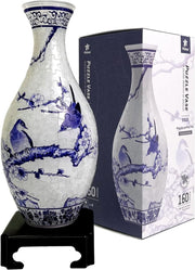 3D Puzzle Vase 160 Piece Magpies Plum Tree Floral Home Decor Gift - Kwikley