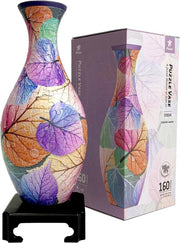 3D Puzzle Vase 160 Piece Plastic Flower Vase Home Decor Gift Floral - Kwikley