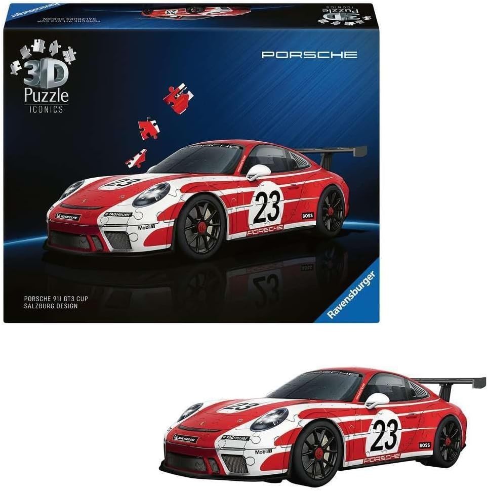 3D Racing Car Puzzle 108 Piece Sports Car Model Kit Collectible - Kwikley