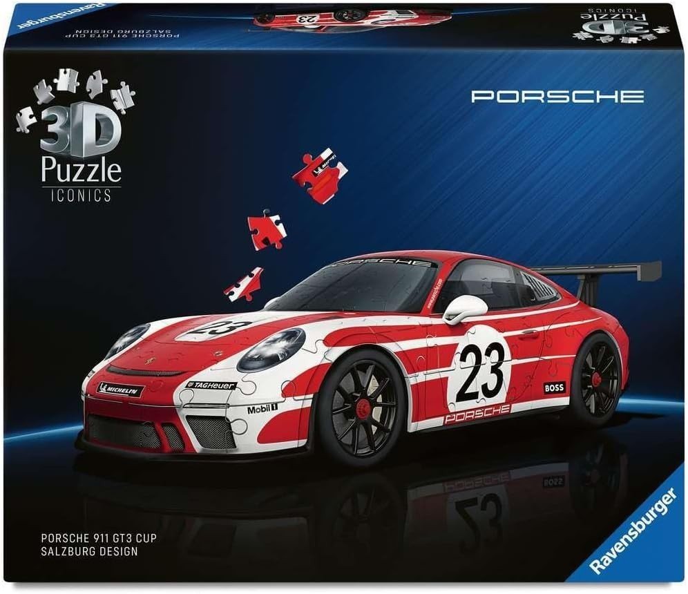 3D Racing Car Puzzle 108 Piece Sports Car Model Kit Collectible - Kwikley