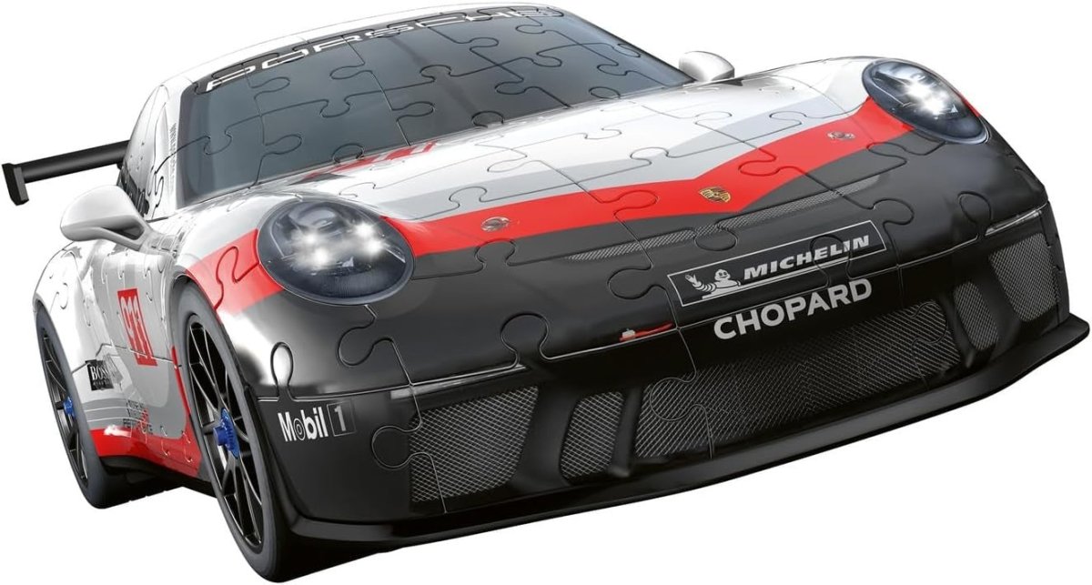 3D Racing Car Puzzle Model Kit 108 Piece Sports Car Collectible - Kwikley