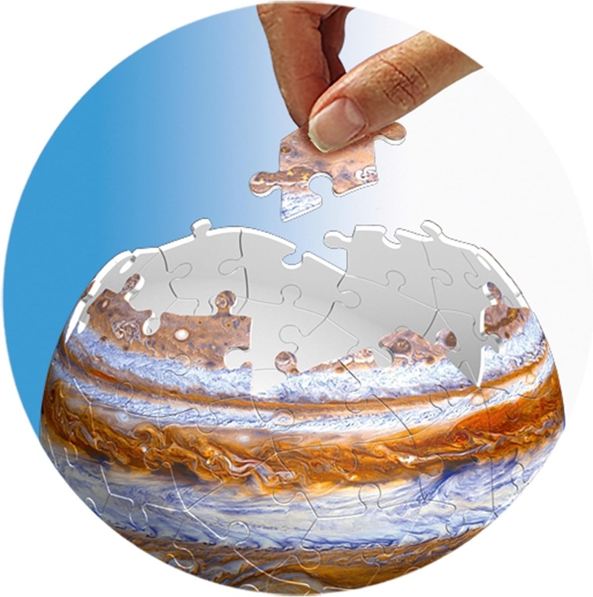 3D Solar System Puzzle Set 540 Piece Planet Model Kit Space Gift - Kwikley