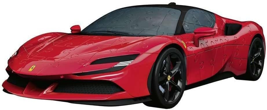 3D Sports Car Puzzle 108 Piece Racing Car Model Kit No Glue Gift - Kwikley
