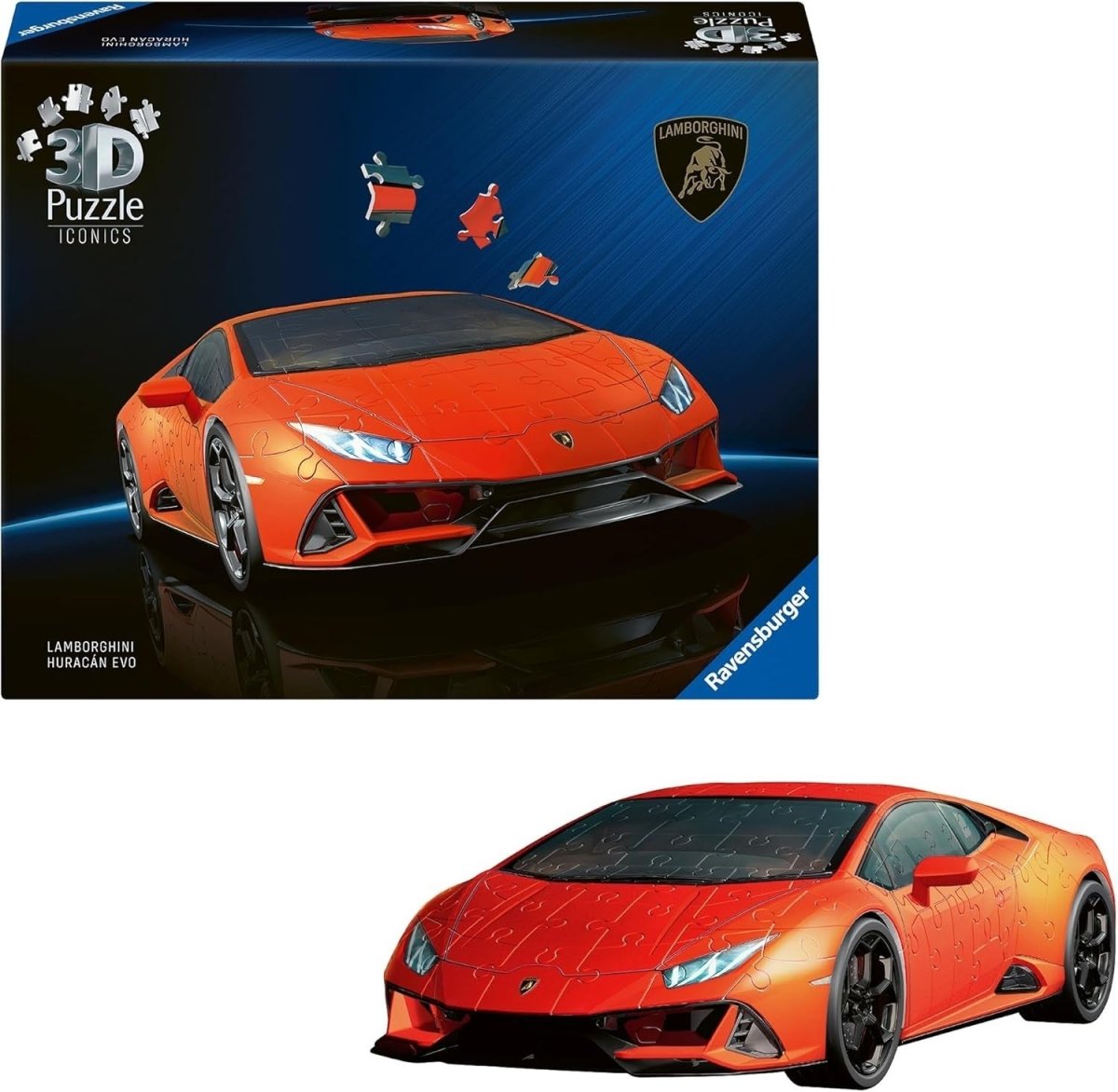 3D Sports Car Puzzle Model Kit 108 Piece Jigsaw Toy Gift for Kids Adults - Kwikley