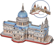 3D St Pauls Cathedral Puzzle 643 Piece Architecture Model Kit Gift - Kwikley