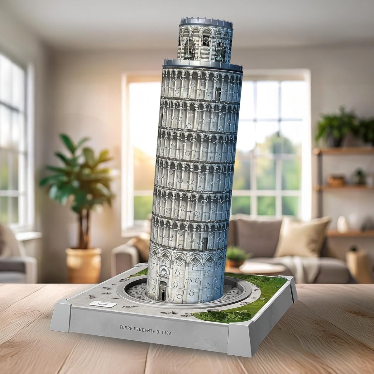 3D Tower Puzzle with LED Light Famous Landmark Building Model Kit - Kwikley