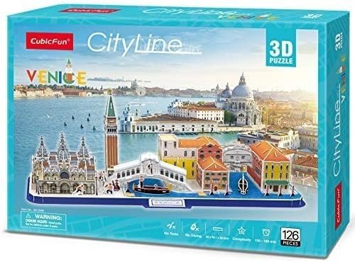 3D Venice Skyline Puzzle Italy Landmark Model Kit 126PCS Gift Decor - Kwikley