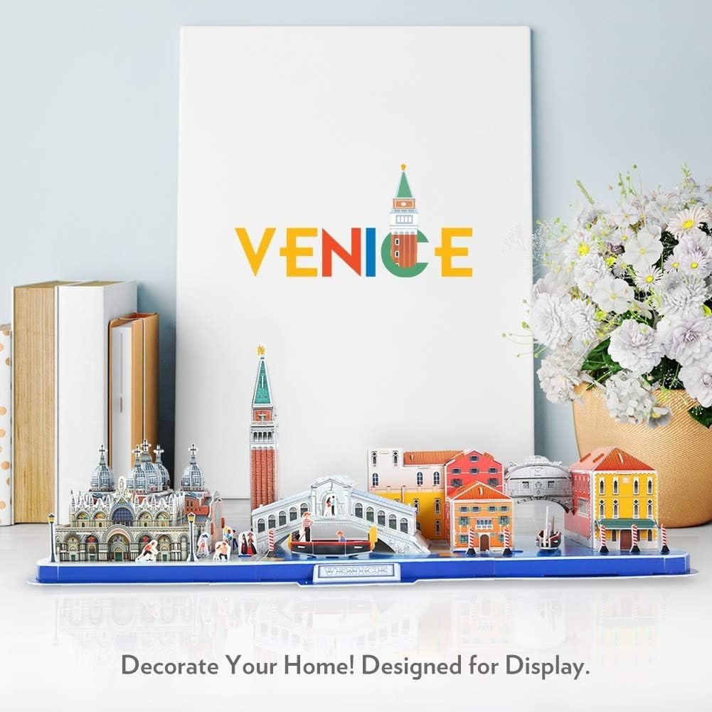 3D Venice Skyline Puzzle Italy Landmark Model Kit 126PCS Gift Decor - Kwikley