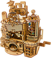 3D Wooden Marble Run Puzzle DIY Mechanical Model Kit Adult Build - Kwikley