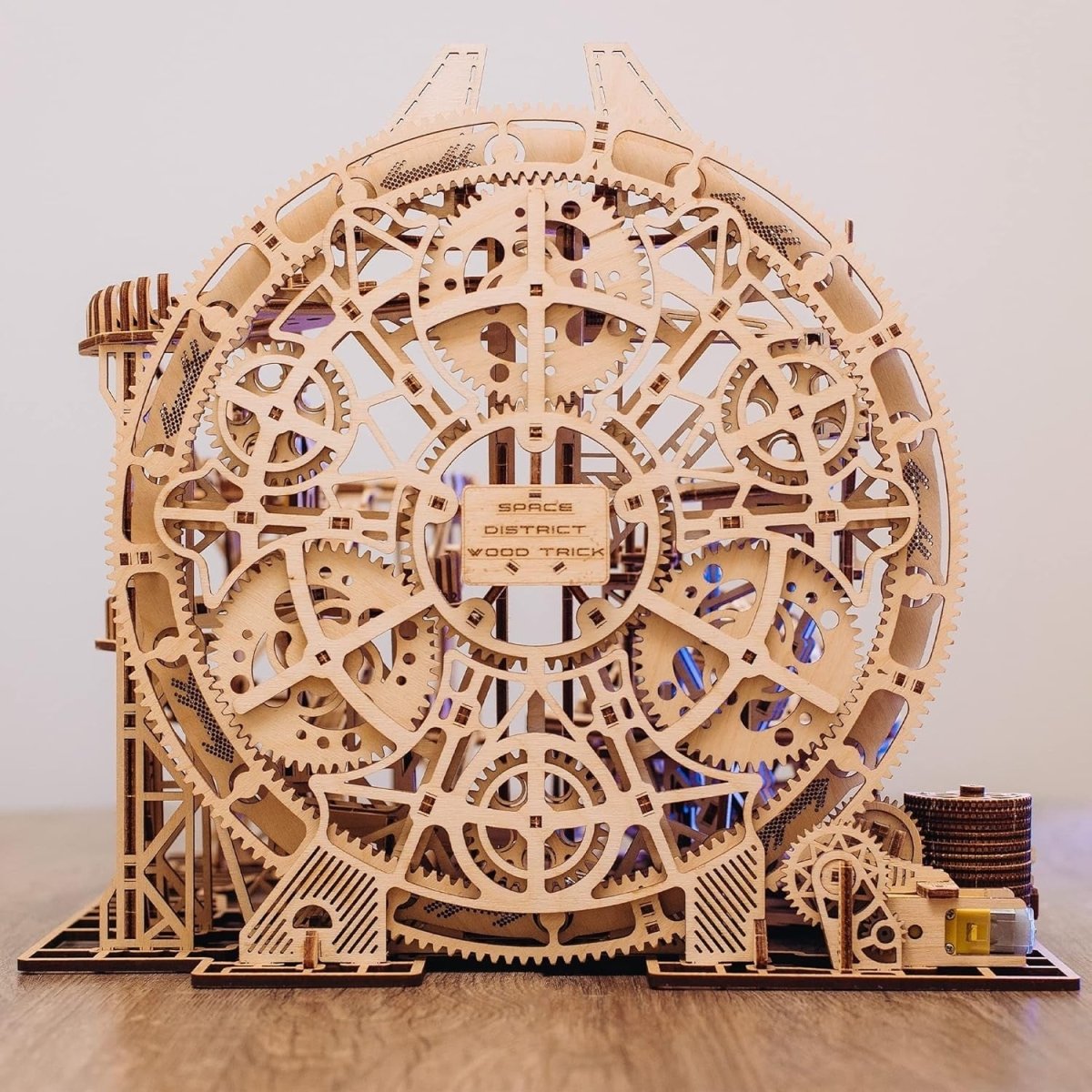 3D Wooden Marble Run Puzzle Electric Roller Coaster Kit 678PCS Adult - Kwikley
