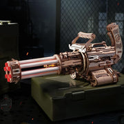 3D Wooden Mechanical Launcher Puzzle 412PCS DIY Model Kit Adult Build - Kwikley