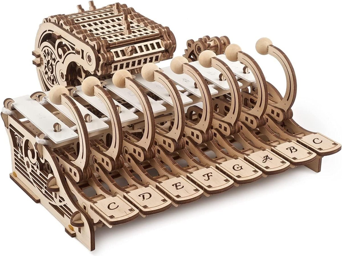 3D Wooden Musical Piano Puzzle DIY Mechanical Music Box Kit 573PCS Adult - Kwikley