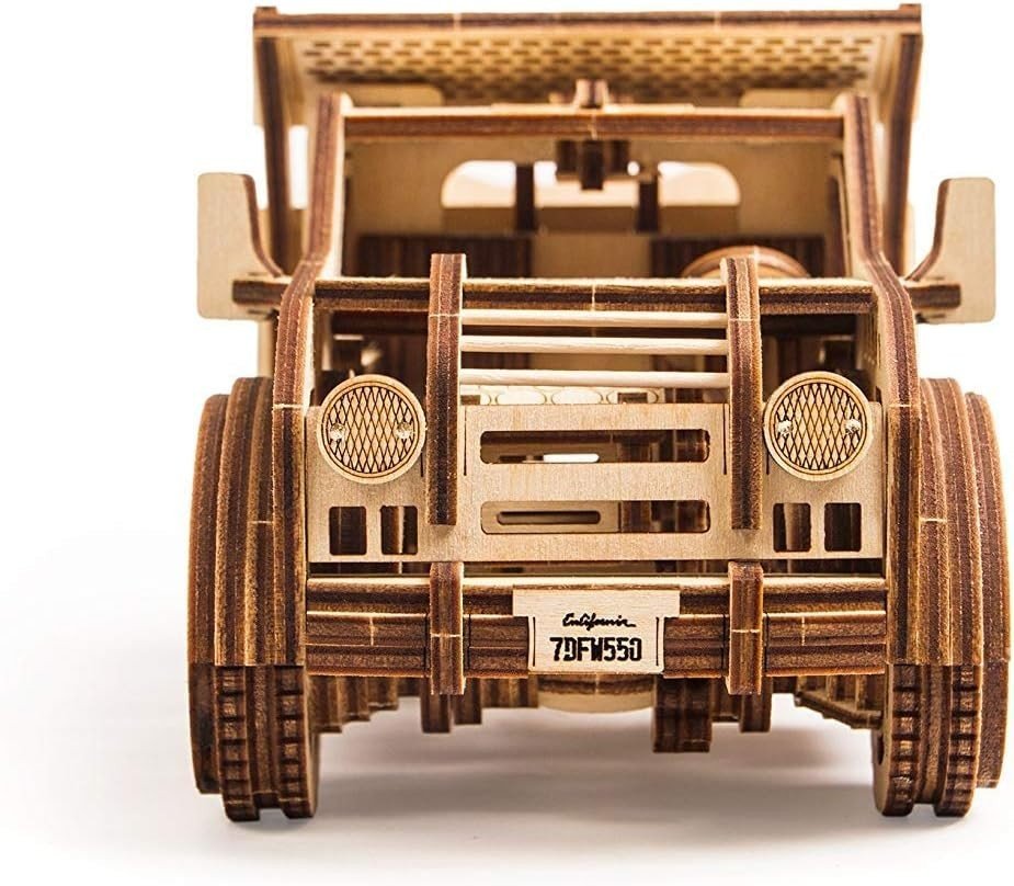 3D Wooden Truck Model Kit 215pc DIY Mechanical Vehicle Puzzle Gift - Kwikley