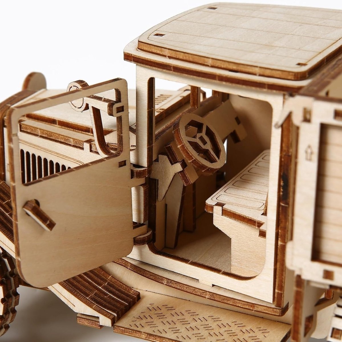 3D Wooden Truck Puzzle Model Kit DIY Vehicle Building Set Home Decor - Kwikley