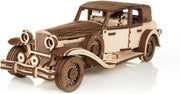 3D Wooden Vintage Car Puzzle Mechanical DIY Model Kit 278PCS Classic Auto - Kwikley