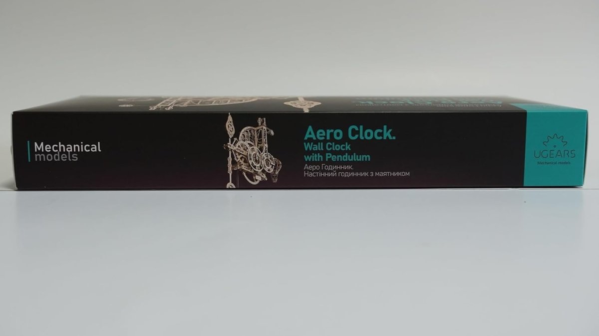 3D Wooden Wall Clock Puzzle DIY Mechanical Gravity Powered Model Kit - Kwikley