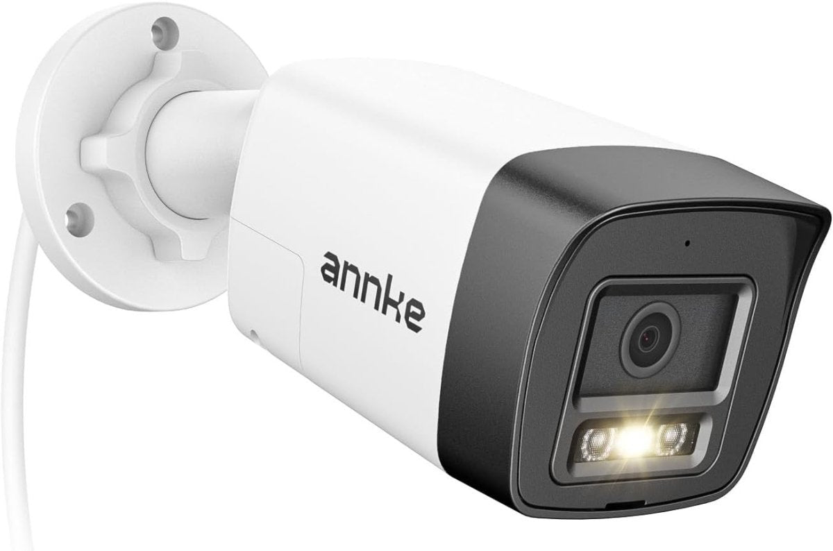 3K PoE Security Camera Color Night Vision 2-Way Audio Alexa IP67 - Kwikley