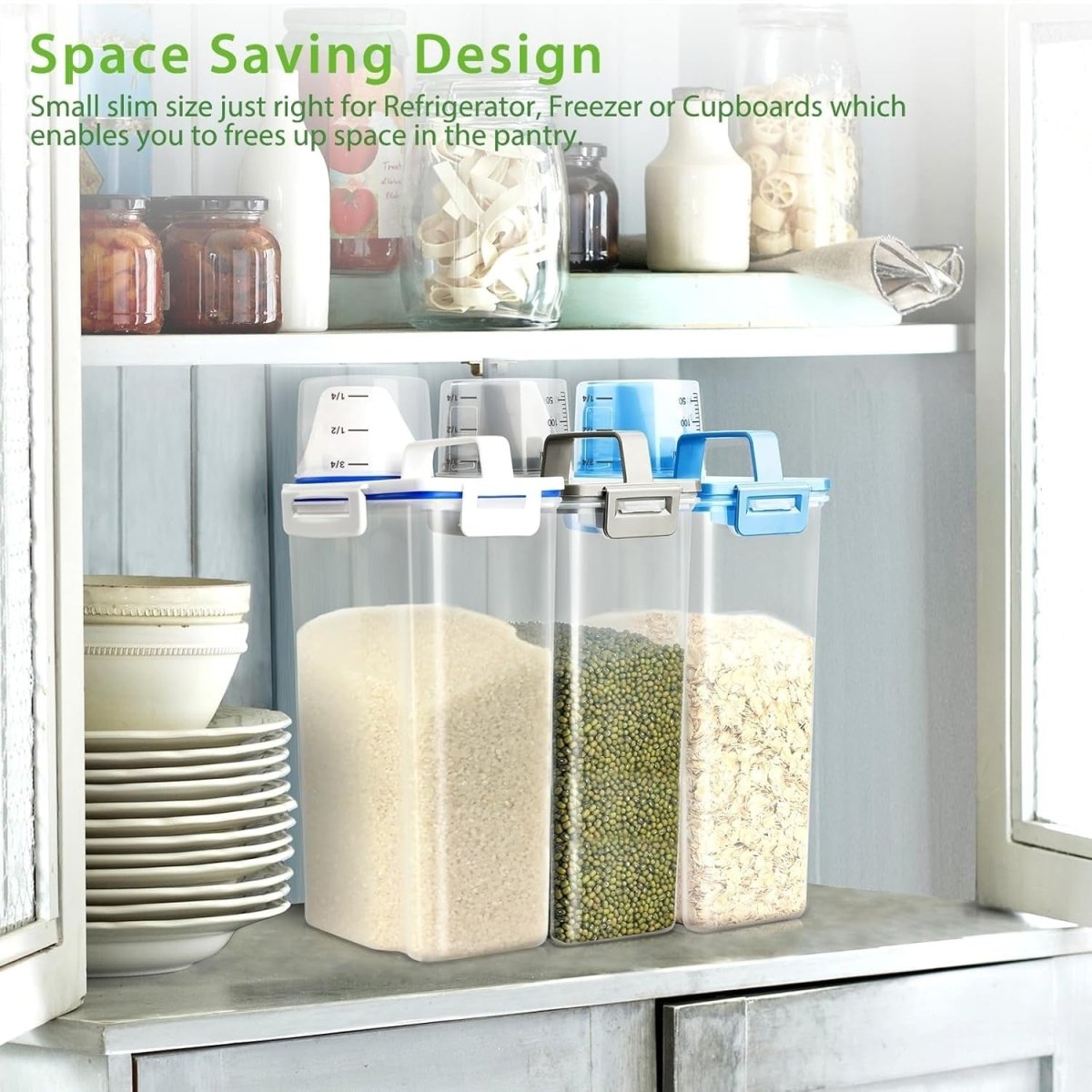 3L BPA Free Airtight Dry Food Storage Container w Spout - Kwikley