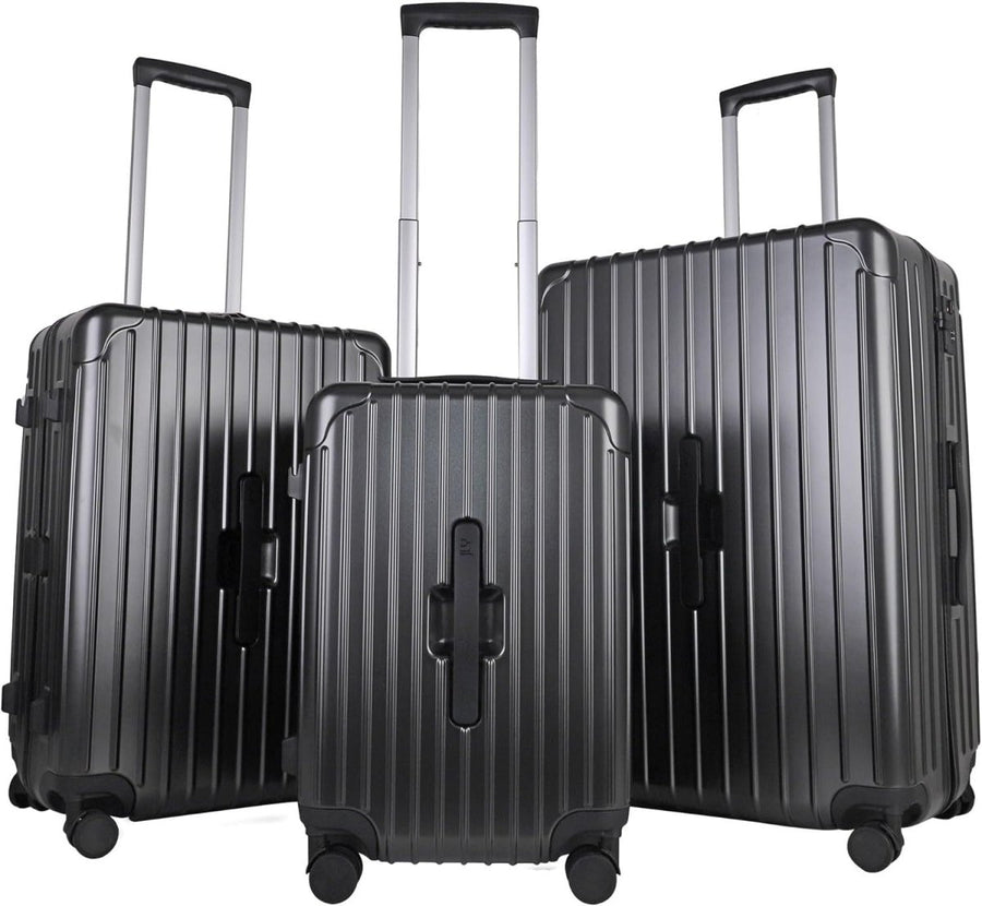 3pc Hard Shell Suitcase Set Cabin Medium Large TSA Lock 4 Wheel Spinner - Kwikley