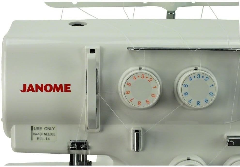 4 Thread Overlocker Serger Sewing Machine Color Coded Threading - Kwikley