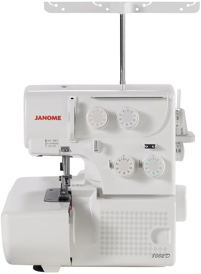 4 Thread Overlocker Serger Sewing Machine Color Coded Threading - Kwikley