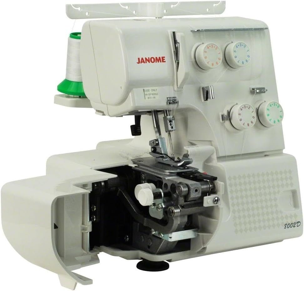 4 Thread Overlocker Serger Sewing Machine Color Coded Threading - Kwikley