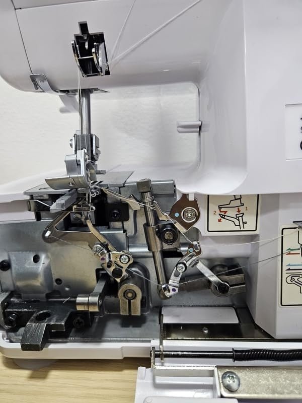 4 Thread Overlocker Sewing Machine Differential Feed 1300 SPM LED - Kwikley