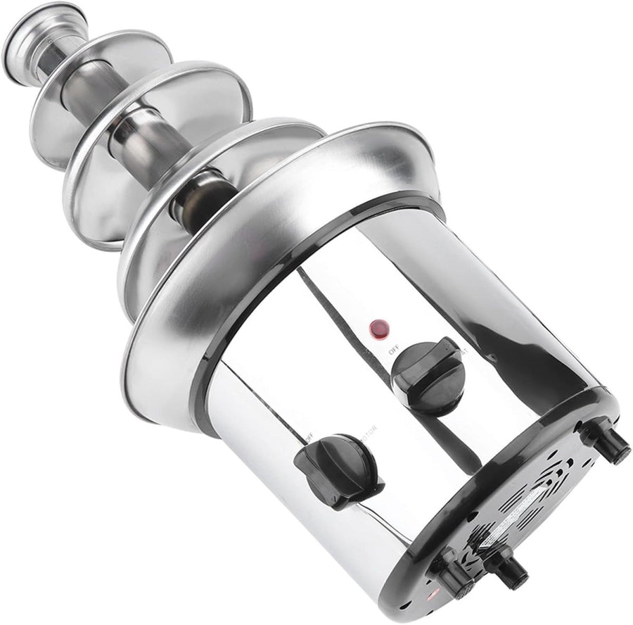 4 Tier Chocolate Fountain Machine Stainless Steel Fondue Melter Party - Kwikley