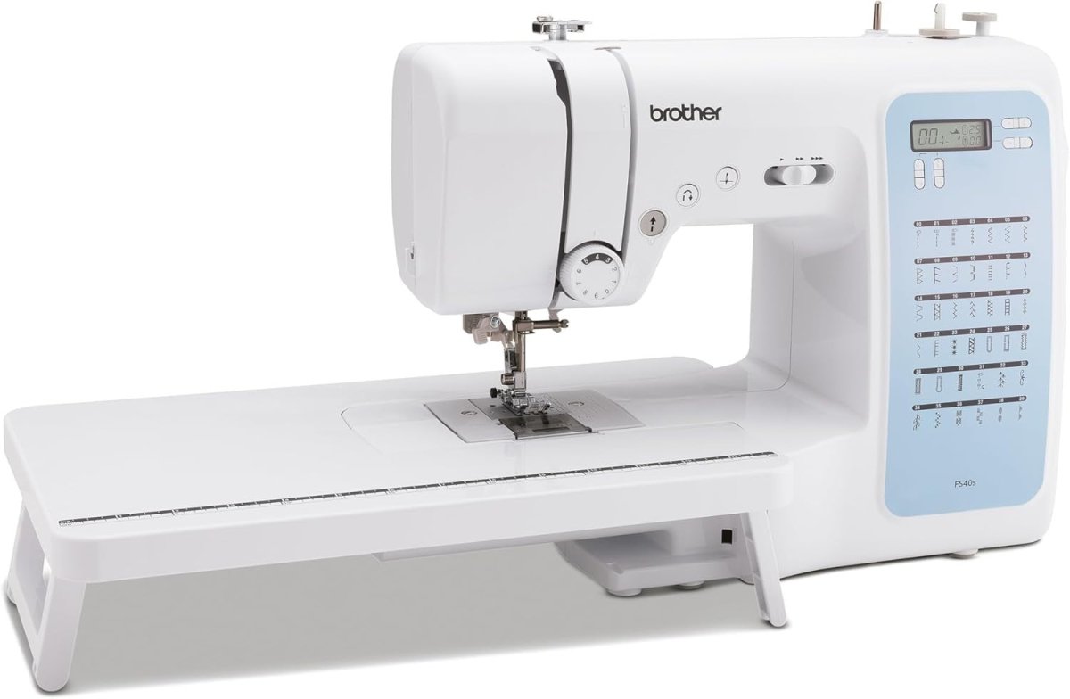 40 Stitch Computerised Sewing Machine Wide Table LCD Display - Kwikley