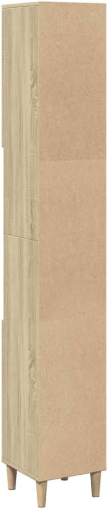 Bathroom Vanity Cabinet Sonoma Oak Storage Unit
