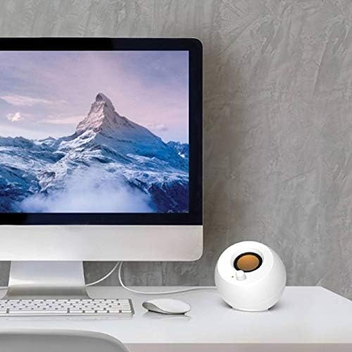 USB Powered Desktop Speakers Compact Stereo Sound PC Laptop