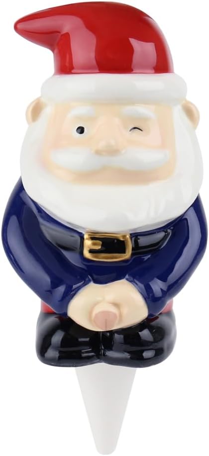 Funny Peeing Gnome Self Watering Planter Novelty Plant Pot